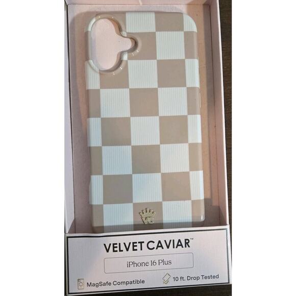 VELVET CAVIAR Apple iPhone 16 Plus MagSafe Case - Nude Vibe Checker - Picture 1 of 4